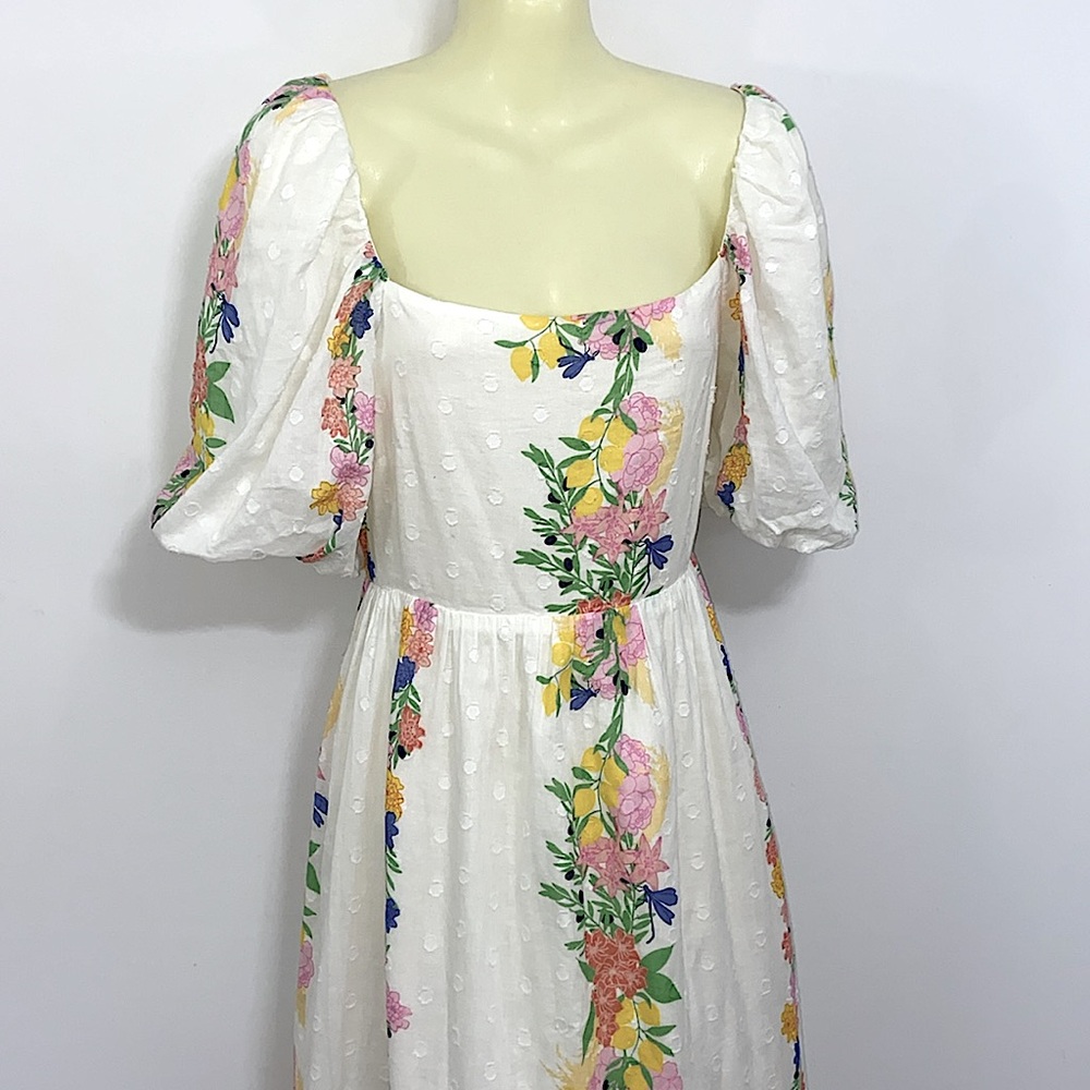 Never Fully Dressed White and Pink Maxi Dress - Picture 3 of 8